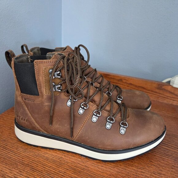 Forsake Davos High Brown Leather Boot Size 8.5 Mens main image 10